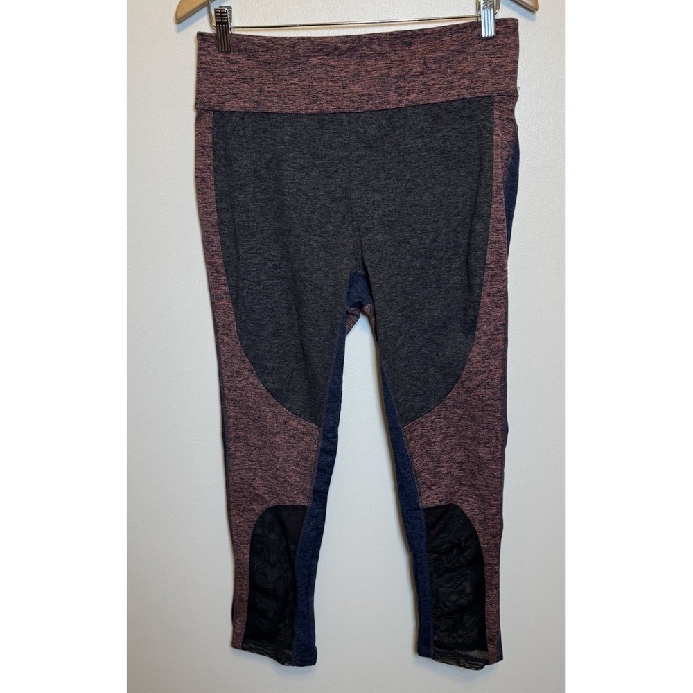 Free People Movement Leggings Womens Meduim Colorful Dylan High Waist Crop Mesh